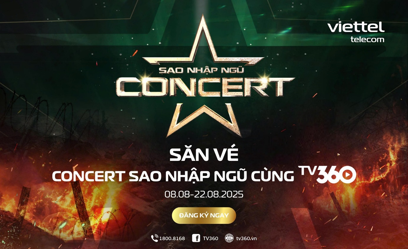 Cơ hội săn vé concert Sao nhập ngũ “All Stars” miễn phí trên TV360